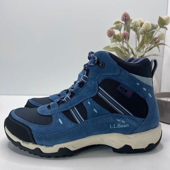 L.L Bean Trail Model 4 Hiking Boot Slate/Raw Indigo 299640 Women's US 9 Medium